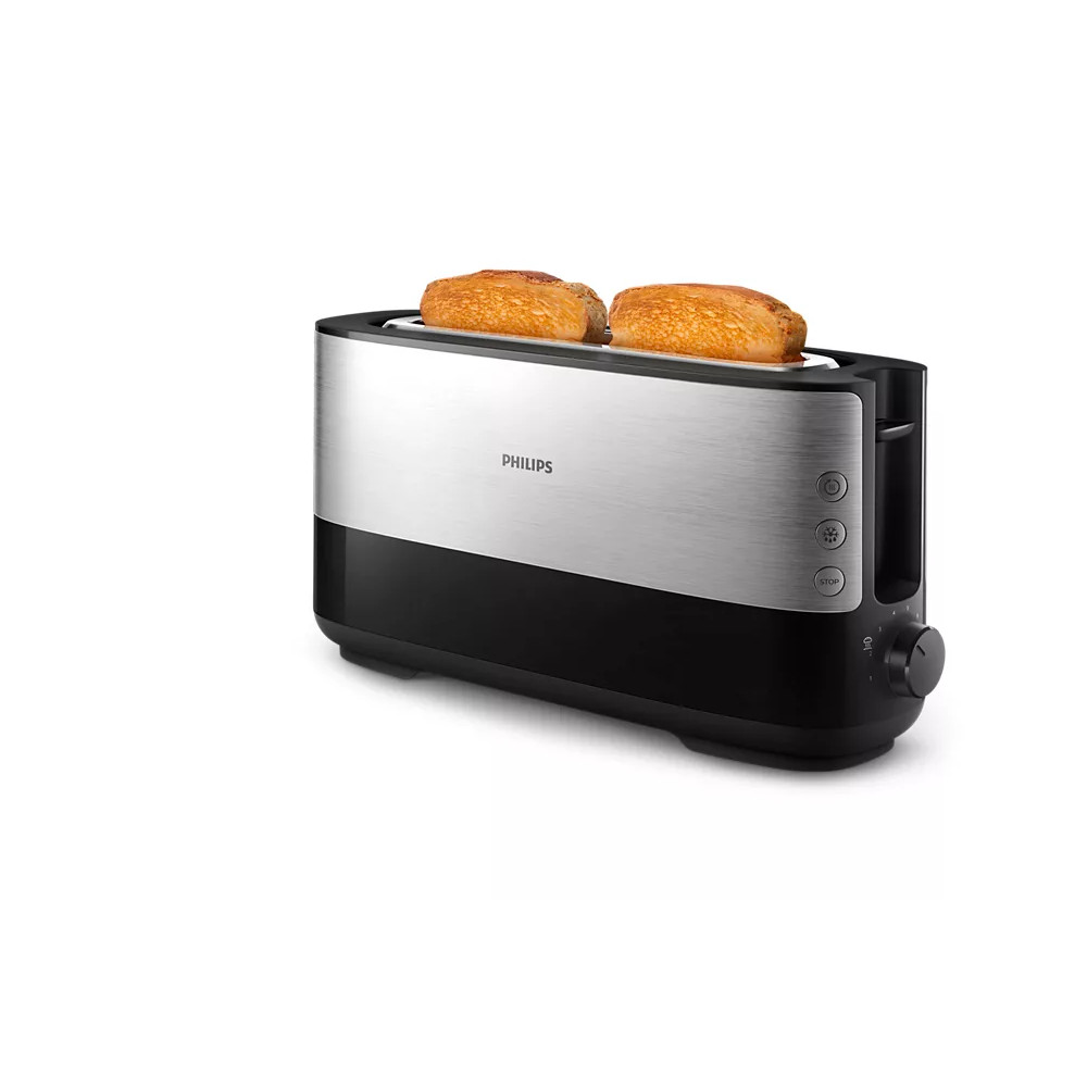 Philips Toaster HD2692/90 Viva Collection Power 950 W, Number of slots 2, Housing material Metal/Plastic, Black