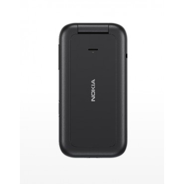 Nokia 2660 Flip Black, 2.8 ", TFT LCD, 240 x 320, Unisoc, T107, Internal RAM 0.048 GB, 0.128 GB, microSDHC, Dual SIM, Main camer