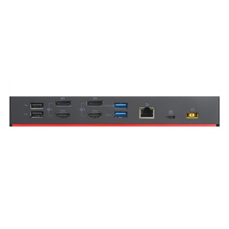 Lenovo ThinkPad Hybrid USB-C with USB-A Dock (Max displays: 2, Max resolution: 4K/60Hz, Supports: 2x4K/60Hz, 1xEthernet LAN (RJ-