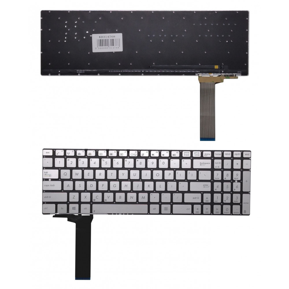 Klaviatūra ASUS N550J, US