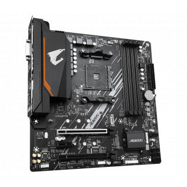 Gigabyte B550M AORUS ELITE 1.0 Processor family AMD, Processor socket AM4, DDR4 DIMM, Memory slots 4, Number of SATA connectors 