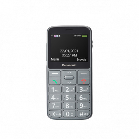 Panasonic KX-TU160 Easy Use Mobile Phone Grey, 2.4 ", TFT-LCD, 240 x 320, USB version USB-C, Built-in camera, Main camera 0.3 MP