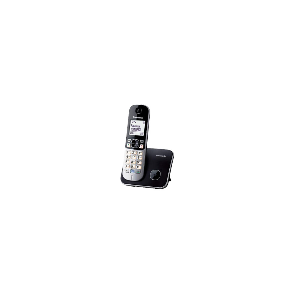 Panasonic Cordless KX-TG6811FXB Black, Caller ID, Wireless connection, Phonebook capacity 120 entries, Conference call, Built-in