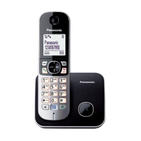 Panasonic Cordless KX-TG6811FXB Black, Caller ID, Wireless connection, Phonebook capacity 120 entries, Conference call, Built-in