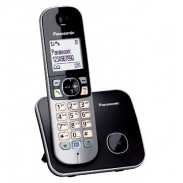 Panasonic Cordless KX-TG6811FXB Black, Caller ID, Wireless connection, Phonebook capacity 120 entries, Conference call, Built-in