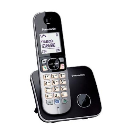 Panasonic Cordless KX-TG6811FXB Black, Caller ID, Wireless connection, Phonebook capacity 120 entries, Conference call, Built-in