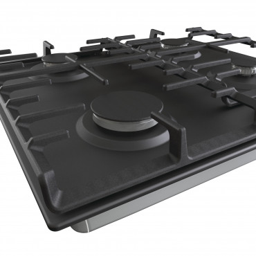 Gorenje Hob G642AB Gas, Number of burners/cooking zones 4, Mechanical, Black