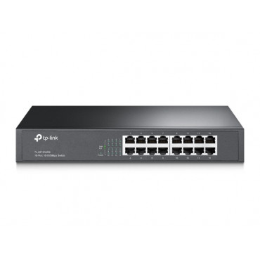 TP-LINK Switch TL-SF1016DS Unmanaged, Desktop/Rackmount, 10/100 Mbps (RJ-45) ports quantity 16