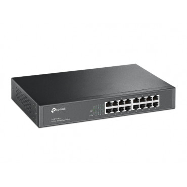 TP-LINK Switch TL-SF1016DS Unmanaged, Desktop/Rackmount, 10/100 Mbps (RJ-45) ports quantity 16