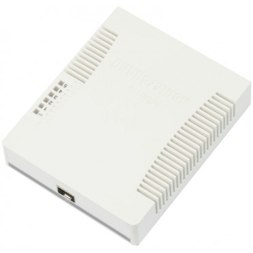 MikroTik Switch RB260GS 10/100/1000 Mbit/s, Ethernet LAN (RJ-45) ports 5, SFP ports quantity 1, Desktop, POE-in