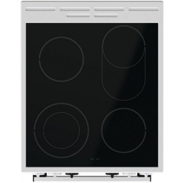 Gorenje Cooker GECS5C70WA Hob type Vitroceramic, Oven type Electric, White, Width 50 cm, Grilling, LED, 70 L, Depth 59.4 cm