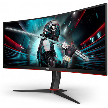 AOC Gaming Monitor CU34G2X 34 ", VA, QHD, 3440 x 1440 pixels, 21:9, 1 ms, 300 cd/m , Black