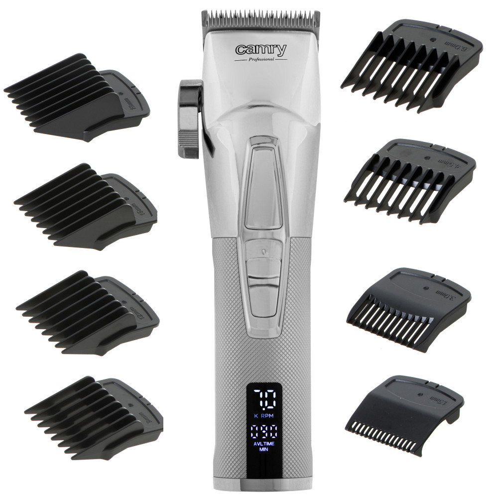 Camry Premium Hair Clipper CR 2835s Cordless, Silver