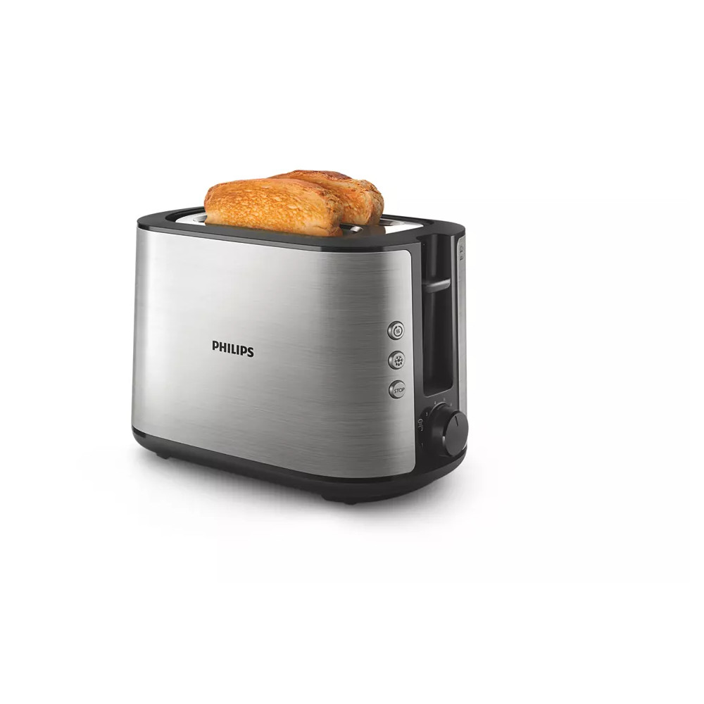 Philips Toaster HD2650/90 Viva Collection Power 950 W, Number of slots 2, Housing material Metal, Stainless Steel