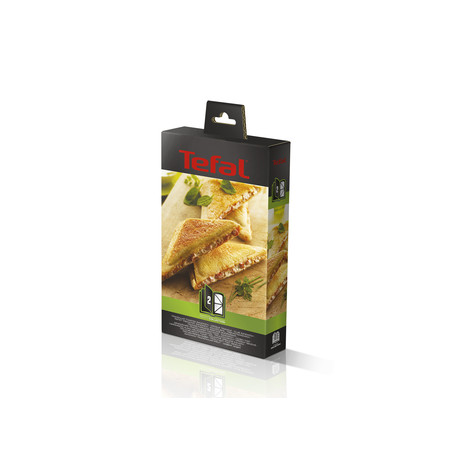 TEFAL Triangle toasted sandwich set for Snack Collection XA800212 Dimensions (W x L) 13 x 22.5 cm, Black