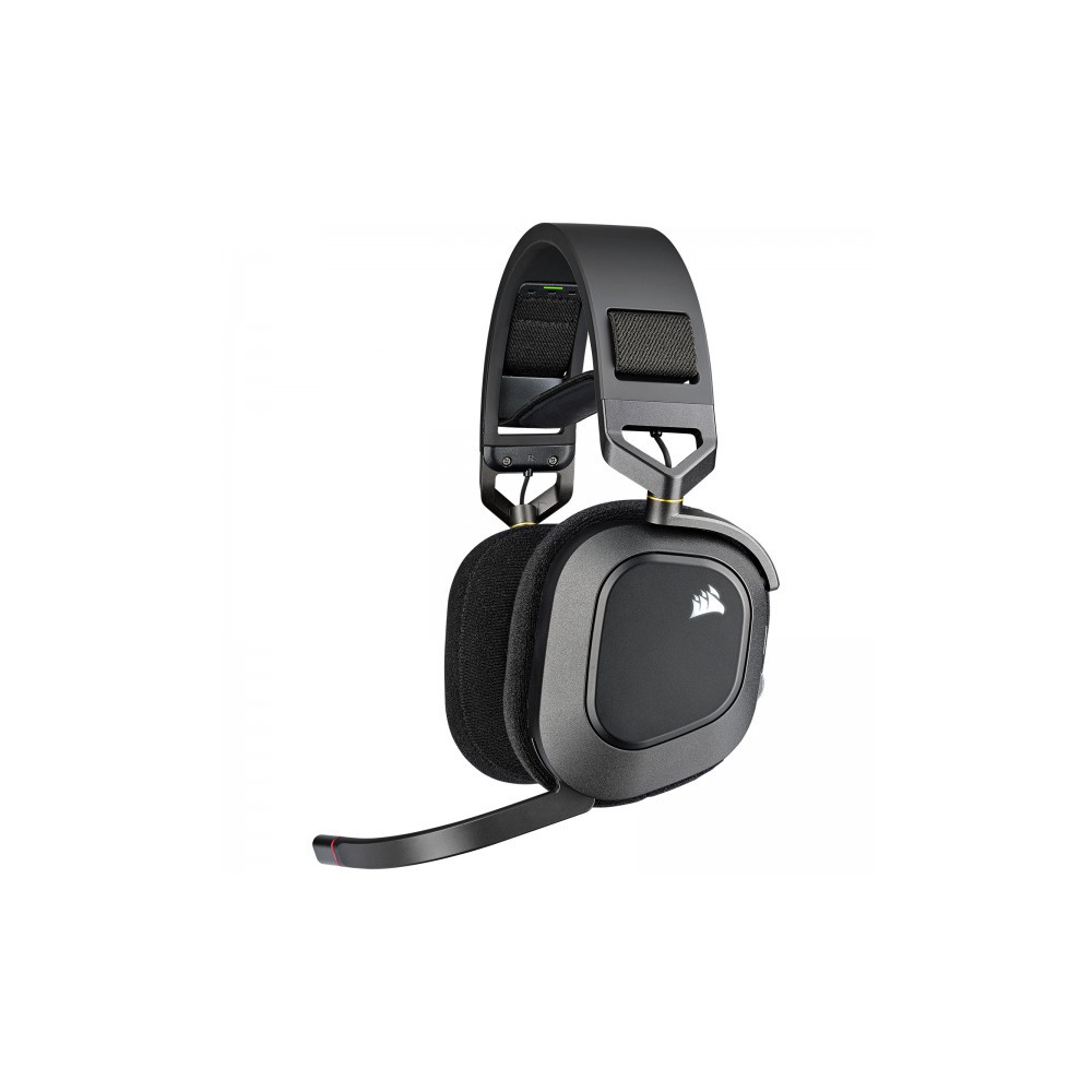 Corsair Gaming Headset HS80 RGB WIRELESS Built-in microphone, Carbon, Over-Ear