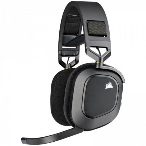 Corsair Gaming Headset HS80 RGB WIRELESS Built-in microphone, Carbon, Over-Ear