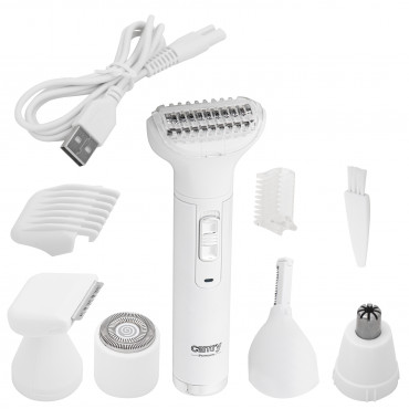 Camry Multi Function Trimmer Set, 5in1 CR 2935 Cordless, White