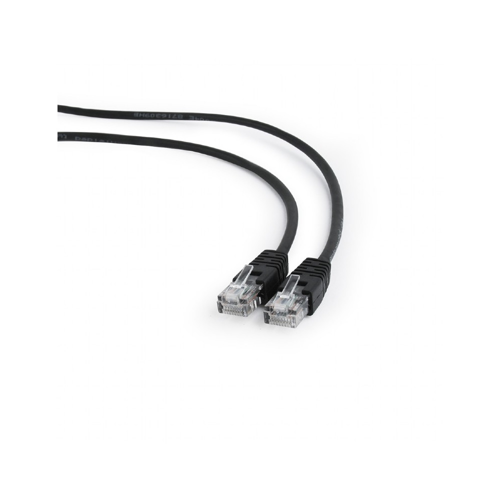 Gembird Patch cord PP12-0.5M/BK Black