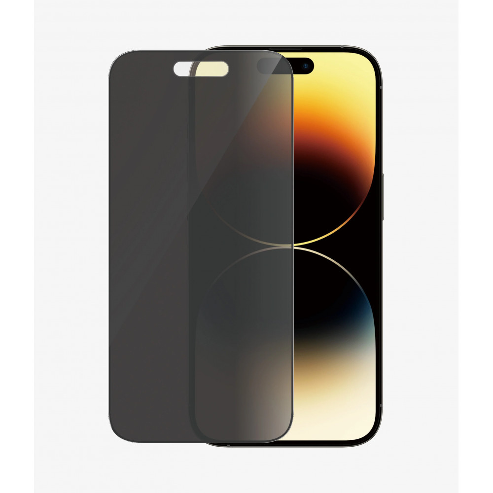 PanzerGlass Screen protector, Apple, iPhone 14 Pro, Glass, Black, Privacy