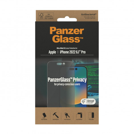 PanzerGlass Apple iPhone 14 Pro UWF Privacy AB