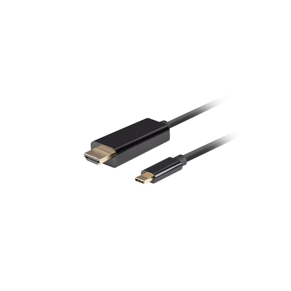 Lanberg USB-C to HDMI Cable, 1.8 m 4K/60Hz, Black