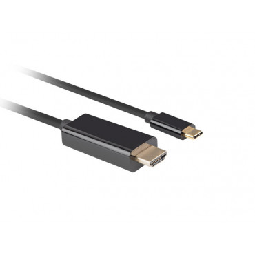 Lanberg USB-C to HDMI Cable, 1.8 m 4K/60Hz, Black