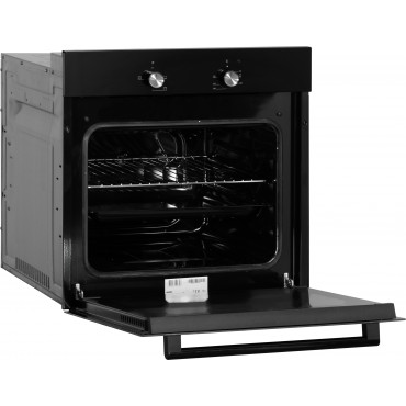 Simfer Oven 8004AERSP 62 L, 4 (0+3) Function, Easy to Clean, Mechanical control, Height 60 cm, Width 60 cm, Black