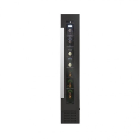 Candy Wine Cooler CCVB 15/1 Energy efficiency class G, Built-in, Bottles capacity 7, Black