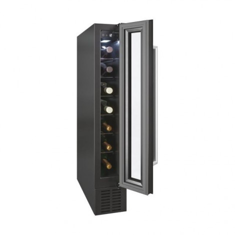 Candy Wine Cooler CCVB 15/1 Energy efficiency class G, Built-in, Bottles capacity 7, Black