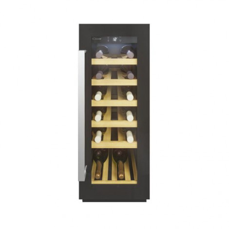 Candy Wine Cooler CCVB 30/1 Energy efficiency class F, Free standing, Bottles capacity 20, Black