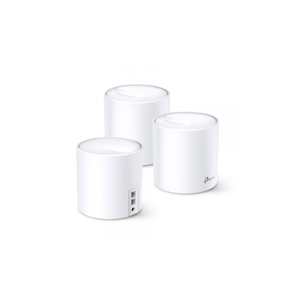 TP-LINK Whole-Home Wi-Fi System Deco X20(3-pack) 802.11ac, 1201 Mbit/s, 10/100/1000 Mbit/s, Ethernet LAN (RJ-45) ports 2