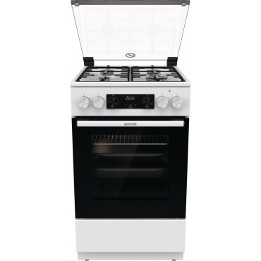 Gorenje Cooker GK5C41WH Hob type Gas, Oven type Electric, White, Width 50 cm, Grilling, 70 L, Depth 59.4 cm