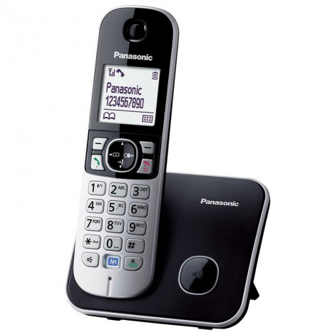 Panasonic Cordless phone KX-TG6811FXM Metallic Grey, Caller ID, 1.8 inch LCD 120 Channels One Touch Eco Mode Power Back-Up Opera