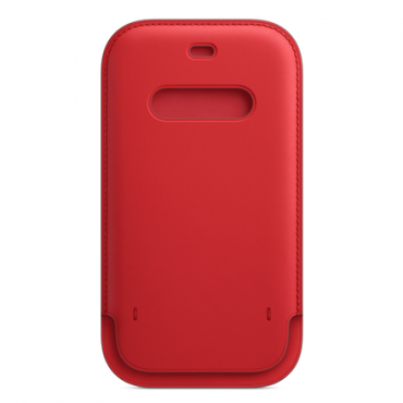 iPhone 12 Pro Max Leather Sleeve with MagSafe - (PRODUCT)RED