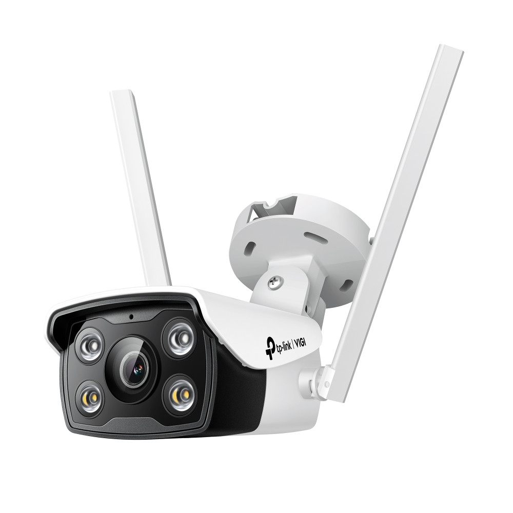 TP-LINK VIGI 4MP Outdoor Full-Color Wi-Fi Network Camera VIGI C340-W Bullet, 4 MP, 4 mm, IP66, H.265+/H.265/H.264+/H.264, MicroS