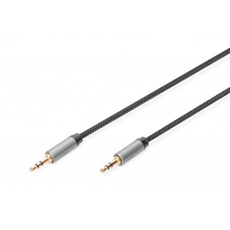 Digitus AUX Audio Cable Stereo DB-510110-018-S 3.5 mm jack to 3.5 mm jack, 1.8 m