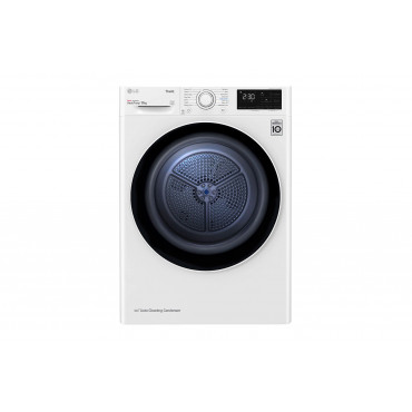 LG Dryer Machine RH80V3AV6N Energy efficiency class A++, Front loading, 8 kg, LED, Depth 69 cm, Wi-Fi, White
