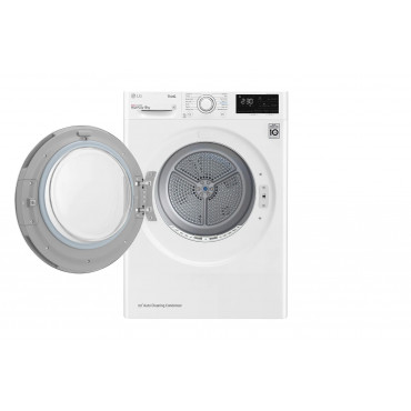 LG Dryer Machine RH80V3AV6N Energy efficiency class A++, Front loading, 8 kg, LED, Depth 69 cm, Wi-Fi, White