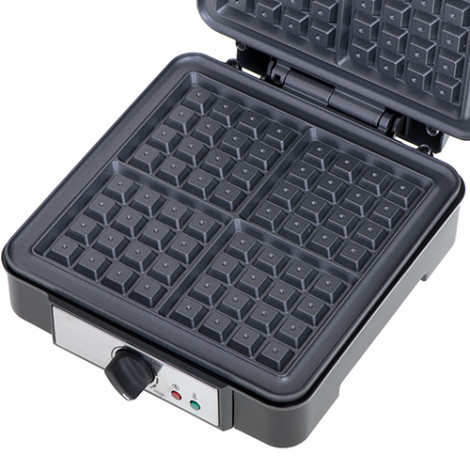 Adler Waffle Maker AD 3049 1200 W, Number of pastry 4, Belgium, Black