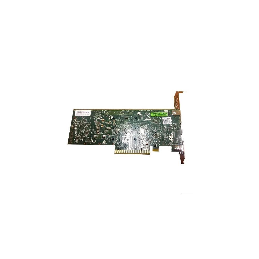 Dell Broadcom 57412 Dual Port 10Gb, SFP+, PCIe Adapter, Full Height, Customer Install PCI Express