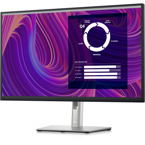 Dell Monitor P2723D 27 ", IPS, QHD, 2560 x 1440, 16:9, 5 ms, 350 cd/m , Black, 60 Hz, HDMI ports quantity 1