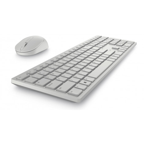 Dell Keyboard and Mouse KM5221W Pro Wireless, RU, 2.4 GHz, White