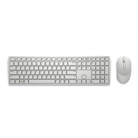 Dell Keyboard and Mouse KM5221W Pro Wireless, RU, 2.4 GHz, White