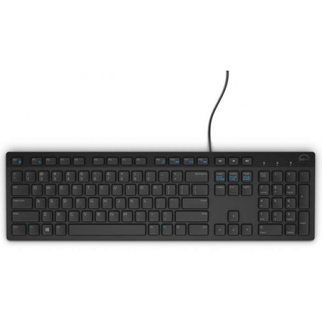 Dell Keyboard KB216 Multimedia, Wired, NORD, Black