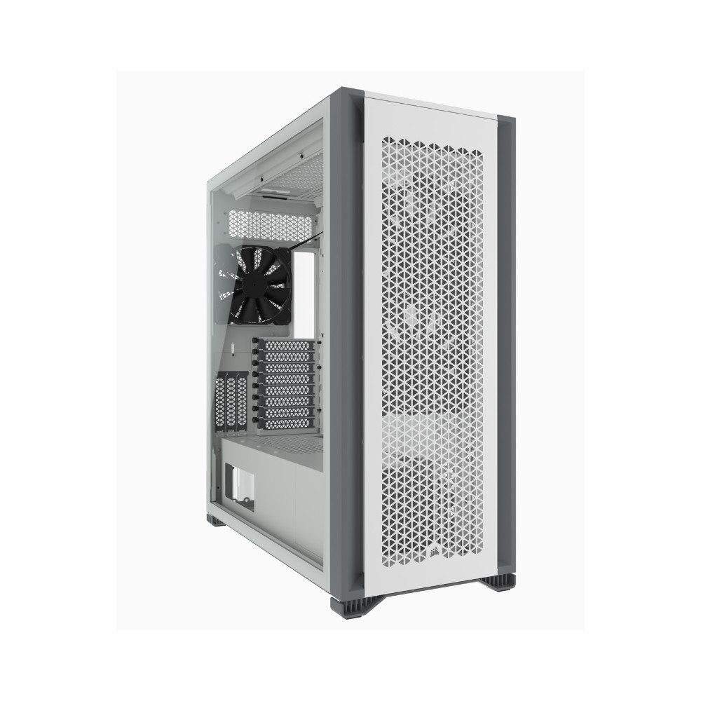 Corsair Tempered Glass PC Case 7000D AIRFLOW Side window, White, Full-Tower, Power supply included No