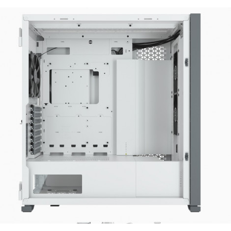 Corsair Tempered Glass PC Case 7000D AIRFLOW Side window, White, Full-Tower, Power supply included No