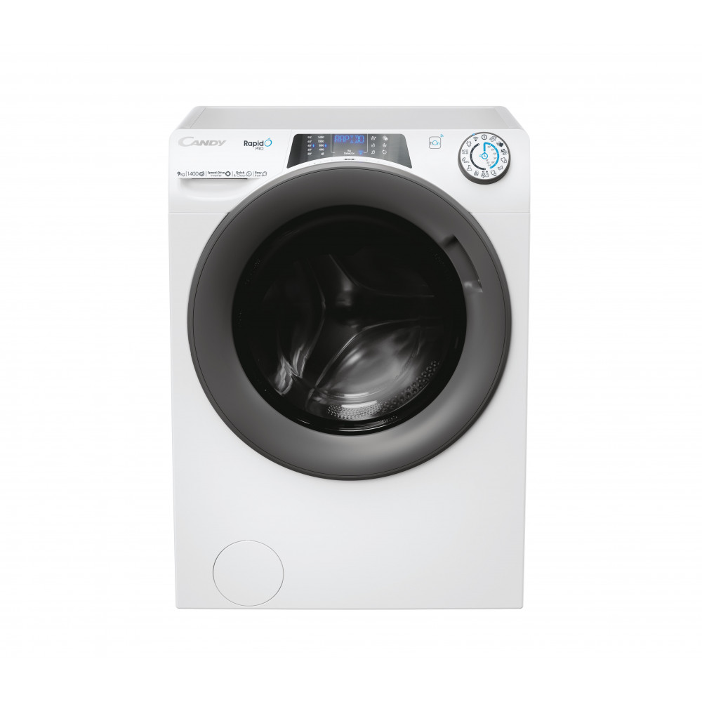 Candy Washing Machine RP 496BWMR/1-S Energy efficiency class A, Front loading, Washing capacity 9 kg, 1400 RPM, Depth 53 cm, Wid