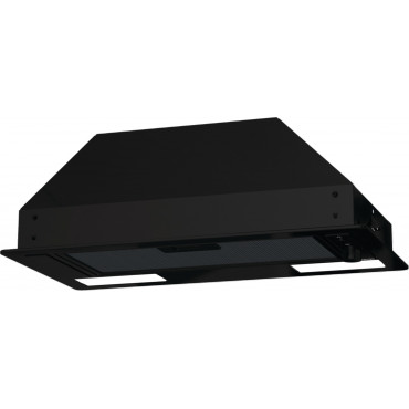 Gorenje Hood BHI681EB Telescopic, Energy efficiency class D, Width 58 cm, 370 m /h, Mechanical control, LED, Black