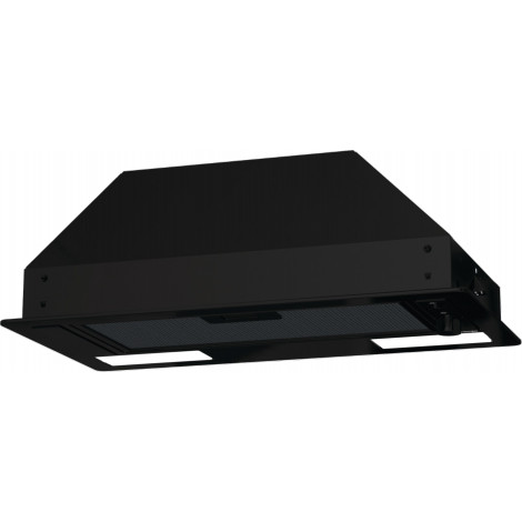 Gorenje Hood BHI681EB Telescopic, Energy efficiency class D, Width 58 cm, 370 m /h, Mechanical control, LED, Black